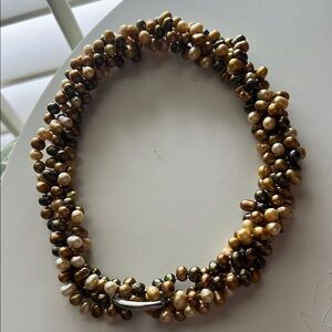 Elegant Multicolor Costume Pearl Necklace